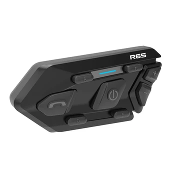 R6S Casca Motocicleta Cască Bluetooth5.0 în aer liber, Călărie 1200M Interfon Impermeabil Comunicare MP3 GPS setul cu Cască Stereo