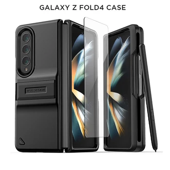 Pentru Samsung Galaxy Z Fold 4 Caz de SM-F9360 Caz VRS cu Spen Slot Suport Balama Armura de Protecție Originale de Inalta Calitate