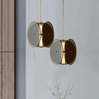 Modern Arc Pandantiv Lampă Loft design Nordic pandantiv de sticlă lumină pentru Sala de Mese Bucătărie Acasă Industriale Decor casa de lumină