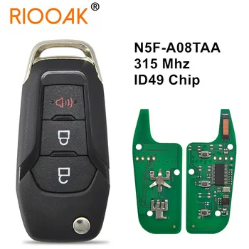 N5F-A08TAA ID49 Cip 315 Mhz Auto Inteligent de Control HU101 Flip Key Cheie de la Distanță Masina Pentru Ford F150-F550 Fusion, Explorer