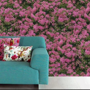 wellyu actele de pared обои Simplu gradina flori violet roșu net tapet veranda, living, dormitor nou magazin de haine tapet