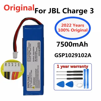 100% Original 7500mAh Difuzor Baterie Pentru JBL Charge 3 Charge3 GSP102910A CS-JML330SL Baterii Player Difuzor Baterie
