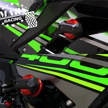 Motocicleta CNC din Aliaj de Aluminiu Cadru Carenaj Garda Accident Slider care se Încadrează de Protecție se Potriveste Pentru Kawasaki Ninja 400 2017-2019 Ninja400
