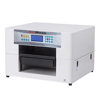 2020 Vânzare Fierbinte Haiwn Flatbed Mașină de tipar Digital Inkjet Eco Solvent Printer pentru Plastic Metal Sticlă Acrilică