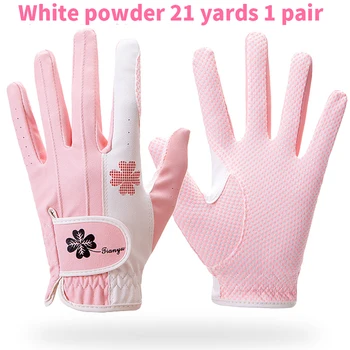 1 Pereche De Nouă Femei Mănuși de Golf din Microfibra de Silicon Non-Alunecare de Mănuși Respirabil Moale Mănuși de Sport în aer liber Mănuși de Sport