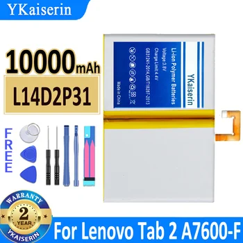 10000mAh YKaiserin Baterie L14D2P31 pentru Lenovo Tab 2 Tab 2 A7600-F A10-70F A10-70 A10-70L Bateria + Cod piesă