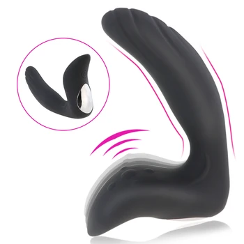 Prostata Masaj Vibrator Anal, Dop De Silicon Motor Puternic De 10 Stimularea Modul De Fund Sex Toy