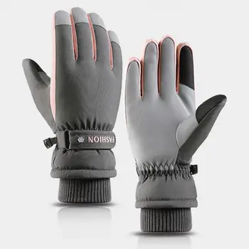Deget plin 1 Pereche Elegant Respirabil Mănuși de Iarnă Rezistentă la Zgârieturi pentru Motociclete de Echitatie