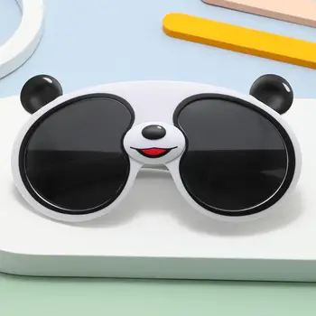 2022 Panda Pahare de Gheață Rece Băieți Și Fete Polarizate Panda UV400 ochelari de Soare ochelari de Soare Drăguț Panda Silicon Ochelari Cu Sac
