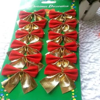 Arc de Păr Non-țesute Bowknot Decorare Pom de Crăciun Arc Cutie de Cadou de Vacanță Pachet Accesorii Ornament de Crăciun