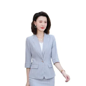 Activitatea formală Blazer Coat OL Stiluri de Vara, Sacouri, Jachete de Blana pentru Femei Doamnelor Sacou Office Sacouri Topuri S-5XL