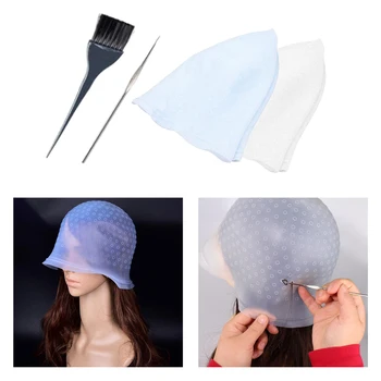 2x Silicon Evidențierea Vopsea Glazura Pălărie cu Cârlig pentru Salon de Înfrumusețare Acasă