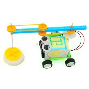 Robot de măturat strada de asamblare model de elevi de școală primară științifice și tehnologice invenție materiale de producție STEM