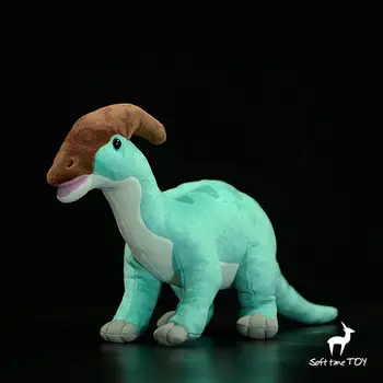 Animal De Pluș Parasaurus Model Frumos Viața Reală Pluș Dinozaur Păpuși Jucărie Hiloday Cadouri Pentru Baieti Prezent