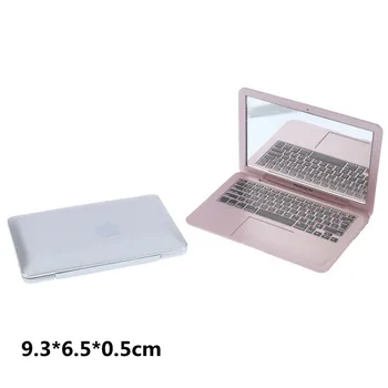 1 BUC Oglinda Mini Machiaj Buzunar Laptop Oglindă Creative Calculator Sticlă Oglindă de Buzunar Femei Fete