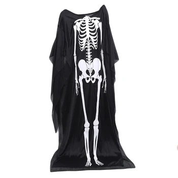 Rochie De Halloween Pentru Copii Maxi Fantomă Costum Schelet Costume Înfricoșătoare Pentru Copii Halat De Horror, Vampir, Zombie Craniu De Copii Halat De Diavol