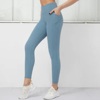 Noul Yoga Pantaloni Femei Colanti Pentru Fitness Nailon de Înaltă Talie Pantaloni Lungi Femei Hip Push-UP Dresuri Femei Îmbrăcăminte Sport