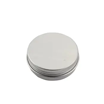 De Vânzare la cald Cosmetice Crema Borcan de Călătorie Recipient Rotund de Aluminiu, Tablă de Metal Cutii 50pcs/lot Usoare Rotund Filet Capac