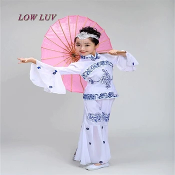 Nou chinezesc costume de dans copii chineză tradițională de dans costum fete tradițională chineză antică îmbrăcăminte hanfu rochie