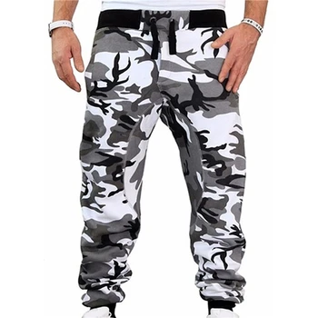 Camuflaj De Moda Streetwear Pantaloni Barbati Multi-Buzunar De Creion Pantaloni Barbati Pantaloni De Trening Pantaloni Militare Pentru Bărbați