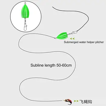 Geamandură De Pescuit Armat Pin Design Simplificat Stabil Flotoare De Pescuit Bobbers Pescuit Asistată De Flacari Momeala De Flacari