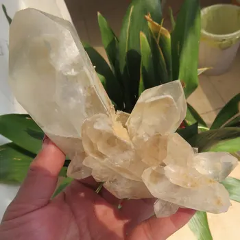 363g Nou AAAA Naturale Brazilia Prime Clar Cristal de Cuarț Clustere Piatră brută Minerale-Specimen Fengshui Reiki de Vindecare Decor Acasă