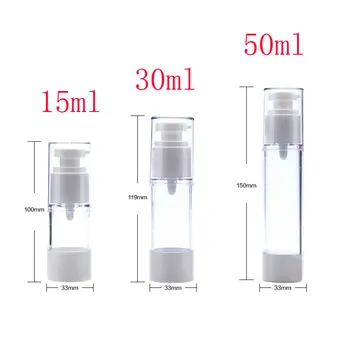 30ml X 20 de Plastic Pompa Airless Sticla, 30cc Lotiune/Crema de Ambalaje de Sticlă, Gol Container Cosmetice,Machiaj Sub-îmbuteliere