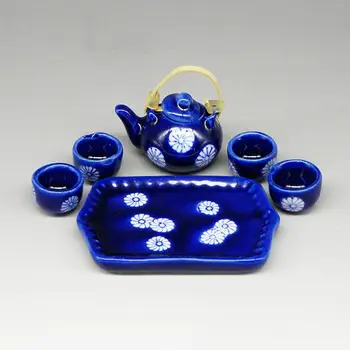 6 Buc/Set Papusi de Portelan Cana Ceramice Durabile Creative pentru DIY Jucării în Miniatură Set de Ceai Păpuși Set de Ceai
