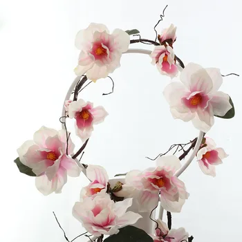 185cm mătase artificială flori frumoase de vie magnolie decorative flori de viță de vie pentru nunta home hotel, accesorii decor