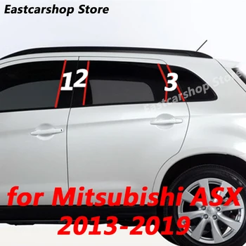 Pentru Mitsubishi ASX RVR 2013-2019 Auto B C Stâlp Mijloc Coloană Centrală PC Fereastra Benzi Autocolant Capacul de Protecție Accesorii