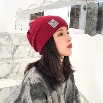 iarna populare îngroșat caldura student beanie hat-coreean populare de lână tricotate pălărie pentru femei