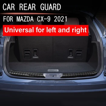 Pentru Mazda CX-9 CX 9 2021 2022 din oțel inoxidabil Built-in spate garda Bara Spate Protector Garnitura Pragului Coada Portbagaj Garda Pedala de Acoperire