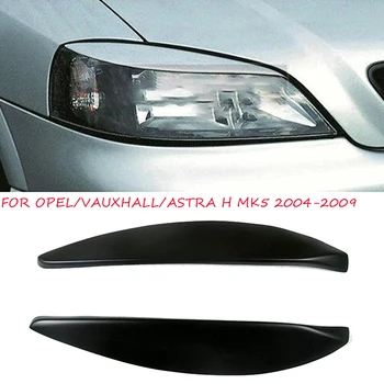 Masina Fața Farurilor Lampa Sprâncene, Pleoape de Turnare prin Acoperire Ornamente Lampă de Cap Pleoape Autocolant Pentru Opel Vauxhall Astra H MK5 2004~2009