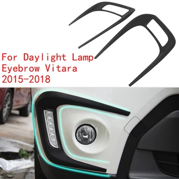 Auto Frontal Lumina Lămpii de Ceață Capac de Lumină Spranceana Tunderea pentru Suzuki Vitara 2015-2018 Styling Auto Exterioare Accesorii