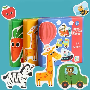 Copii Fructe Legume Timpurii De Învățare Distractiv De Puzzle De Potrivire Animal De Trafic Jucării Pentru Copii Pentru Copii Puzzle Educativ Jucarie Cadou