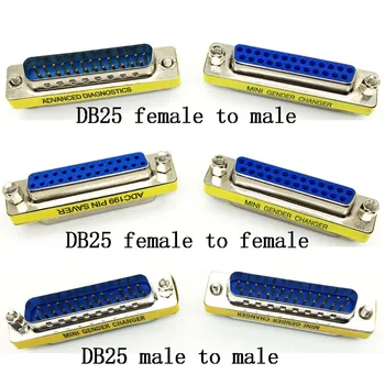 DB25 D-Sub 25pin Conectori Mini Gender Changer Adaptor Serial RS232 Conector de sex Masculin La Feminin Masculin Feminin Feminin Masculin