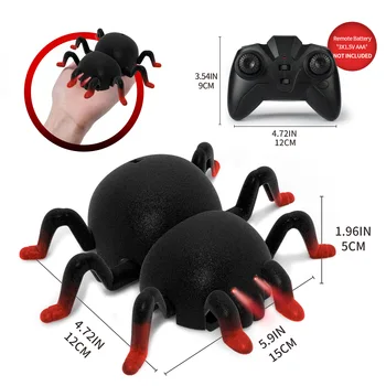 RC Perete de Alpinism Simulare Spider Cascador 360 de Grade de Rotație LED-uri Strălucire Jucărie de Halloween, Cadou de Crăciun pentru Copii Jucarii RC