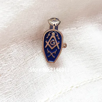 Masonice Doamnei Albastru Papuci de casă Ace de Brosa de Protecție Influența Masonilor pentru Soțiile Lor Văduve Francmason Papuci de Pin Rever Insigna