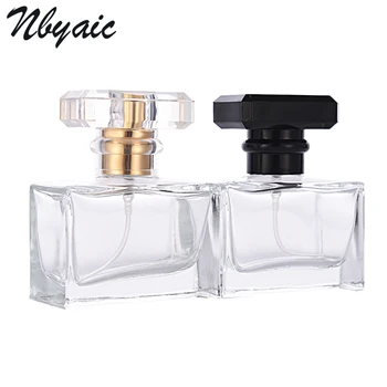 Nbyaic 50pcs high-end mostra de parfum 30ml sticla dispenser dozator portabil sticlă clară lotiune spray sticla goala