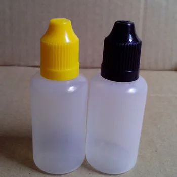 500pcs 50ml Plastic PE Dropper Sticla Goală Ac Flacon cu Capac cu protecție pentru copii Și Singuratic Sfat pentru Lichid Borcan