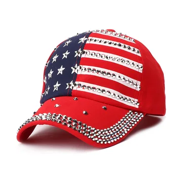Steagul American Stil De Basebal Capace Doamnelor Nit Moda Sepci Unisex Ziua Independenței Pălării
