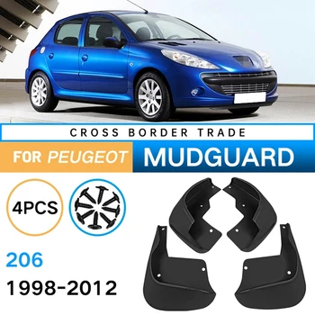 Masina Apărătoare De Noroi Pentru Peugeot 206 1998-2012 Apărători De Noroi Aripa Clapa Apărătorile De Acoperire Noroi Roata De La Mașină, Accesorii
