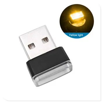 1buc Mini Lumina LED-uri Auto USB Atmosfera Lumini pentru DODGE JCUV Călătorie RAM GMC QX50 Infiniti QX60 Q50L