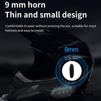 2 Buc X6 Casca Bluetooth Căști BT5.0 800MA Motociclete de Echitatie Apel Wireless Stereo Anti-Bruiaj Impermeabil Cască