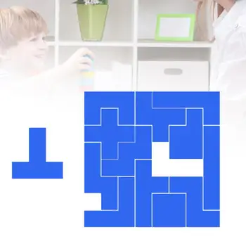Blocuri rusă Meserii DIY Inteligenta 3D Joc de Blocuri Acrilice Inteligenta Puzzle Clasic pentru Copii Copilul