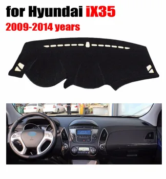 Tabloul de bord masina pad Pentru Hyundai ix35 2009-2014 ani autovehicul cu volan pe Stânga dash acoperi Instrument platforma mat birou pad