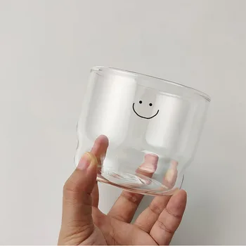 Coreea de Sticlă Cupa de inghetata de Lapte Cana de Suc de Bucătărie Drinkware Tasse à Café micul Dejun Cafea Transparent Verre Cesti de Apa Термос