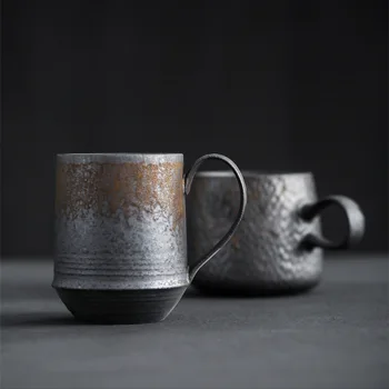Noi Gresie handmade stil Japonez vintage ceașcă de cafea după-amiaza ceai cana ceramica set retro ceașcă de cafea